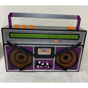 Gemmy Monster Mix Boom Box Radio Halloween Music Tested and Works! Lights Up EUC